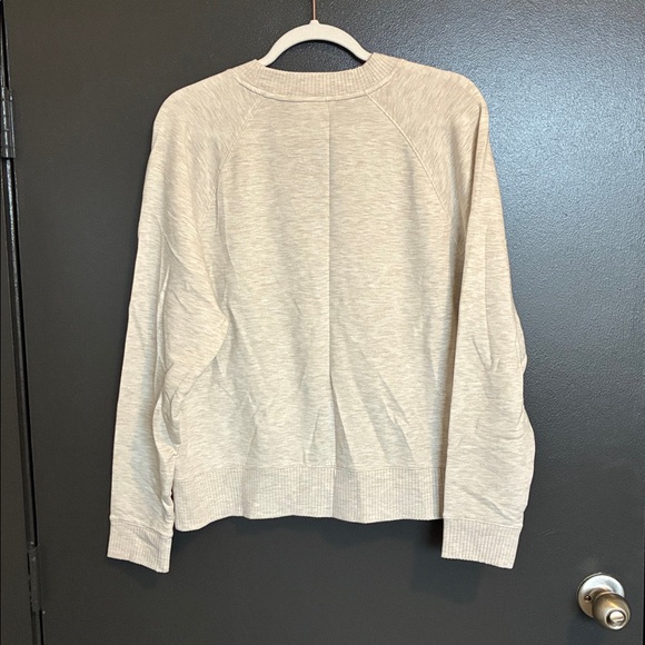 Relaxed Cream Button-Front Cardigan - Picture 6 of 7